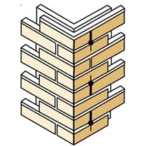 Клинкерная угловая термопанель ППУ (с плиткой 240*71*14 мм.)