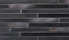 Клинкерная плитка под кирпич riegel 50 456 schwarz-blau 490x40x14 (7750), Stroeher для фасада