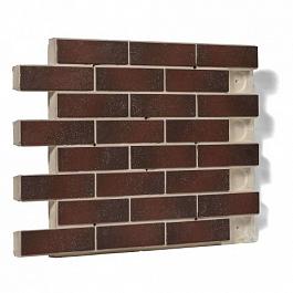 Фасадная термопанель ППУ40 с клинкерной плиткой Aubergine glatt 240x71x10, ABC Klinkergruppe
