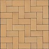 Тротуарный клинкерный кирпич PK0252 Gelb-bunt 240x100x52, Westerwalder