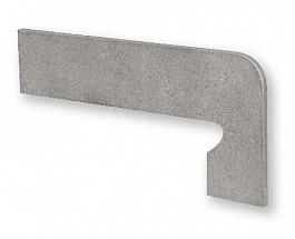 Клинкерный плинтус ступени правый Vega Gris, Exagres 175х395