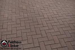 Тротуарный клинкерный кирпич P502DF umbra plano Feldhaus Klinker, 240х118х52