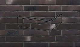 Клинкерный угловой элемент handstrich 394 schwarzkreide 240x115x52x14 (7651), Stroeher для фасада