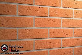 Фасадная клинкерная плитка R227NF14 terracotta rustico, Feldhaus Klinker (240х71х14) от 4 450 руб.