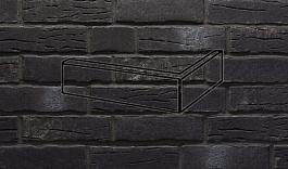 Клинкерный угловой элемент steinlinge 376 platinschwarz 240x115x71x14 (7371), Stroeher для фасада