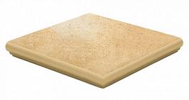 Клинкерная ступень для крыльца угловая WK 31210 Naturabeige - Westerwalder 320*320*9,5