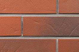 Фасадная термопанель ППУ60 с клинкерной плиткой Rotbunt Struktur 240x71x8, ABC Klinkergruppe