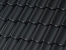 Керамическая черепица Laumans Ideal Variabel nr.40 schwarz-satiniert