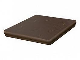 Клинкерная угловая ступень Antik Mangan 335x335x10, ABC Klinkergruppe