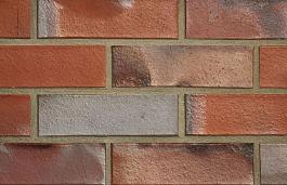 Облицовочный клинкерный кирпич NF-90 Oldenburg rot-bunt kohlebrand glatt, ABC Klinkergruppe от &euro;1.550