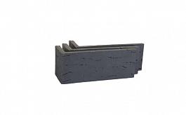 Клинкерная плитка угловая Terramatic Koro Black AB 7203, 185x71x70x14 мм от 256 руб.