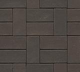 Тротуарный клинкерный кирпич PK0552 Eisenschmelz schwarzbraun 240x100x52, Westerwalder