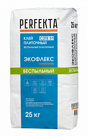 Клей плиточный беспыльный эластичный Экофлекс C2TE S1, 25 кг от 1 587 руб.