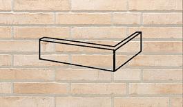 Клинкерный угловой элемент kontur EG 470 beige engobiert 240x115x52x12 (8003), Stroeher для фасада