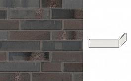 Плитка текстурная угловая 650 eisenschwarz (8147) 240x115x71x12 BRICKWERK, Stroeher для фасада
