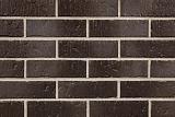Фасадная термопанель ППУ40 с клинкерной плиткой Schwarz Rustik 240x71x10, ABC Klinkergruppe