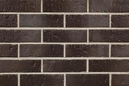 Фасадная термопанель ППУ40 с клинкерной плиткой Schwarz Rustik 240x71x10, ABC Klinkergruppe