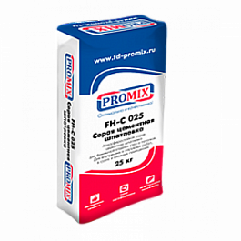 Шпатлевка цементная Promix FH-C 025, атмосферостойкая, серая, 25 кг от 628 руб.