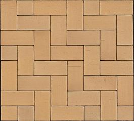 Тротуарный клинкерный кирпич PK0240 Gelb-bunt 200х100х40, Westerwalder