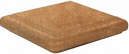 Клинкерная ступень угловая Gobi 330x330x14, Gresmanc